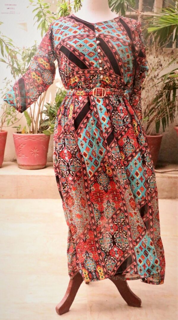 Moda Mystiq Boho Mosaic Dress